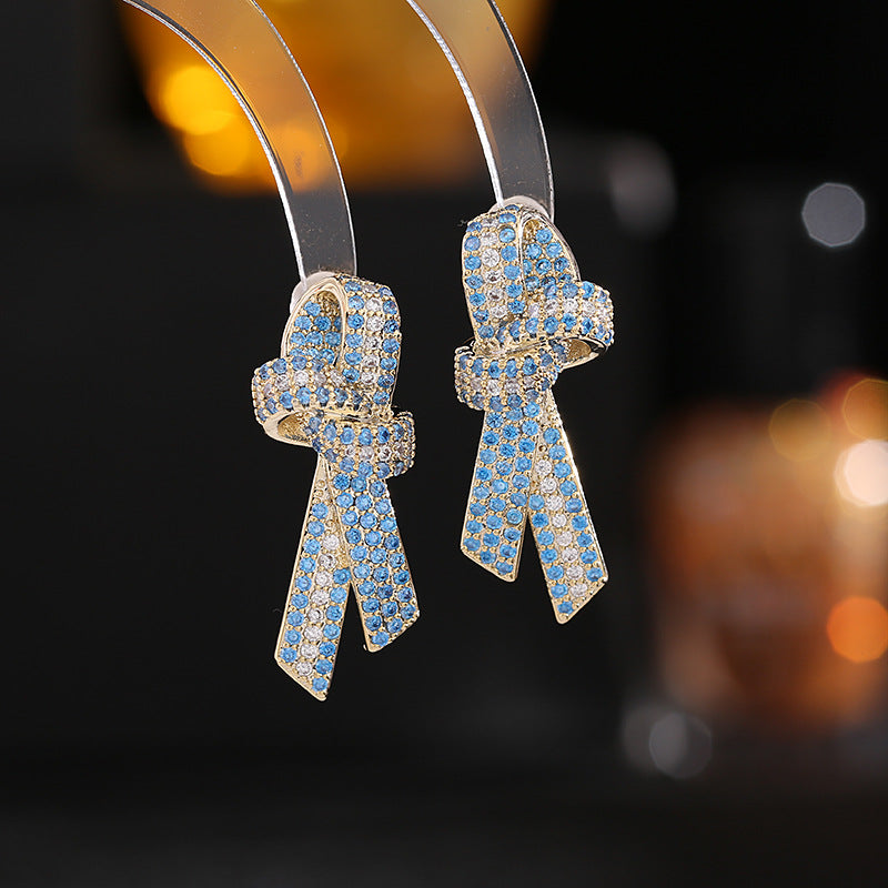 s925 silver needle fashion commuter earrings