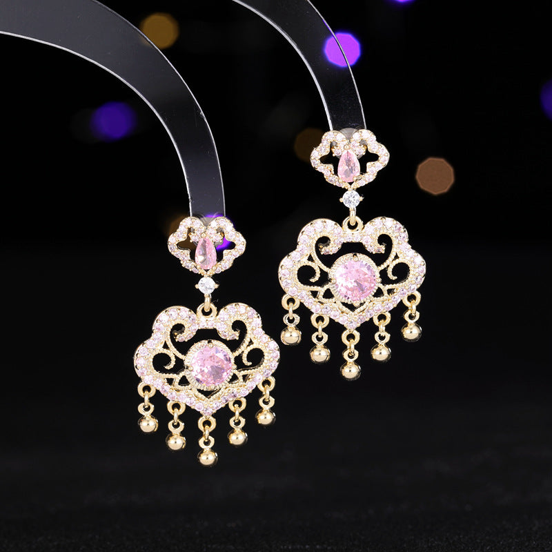 New Chinese style high-end ancient style earrings