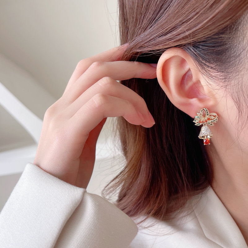 Jingle Bells Christmas Bell Earrings