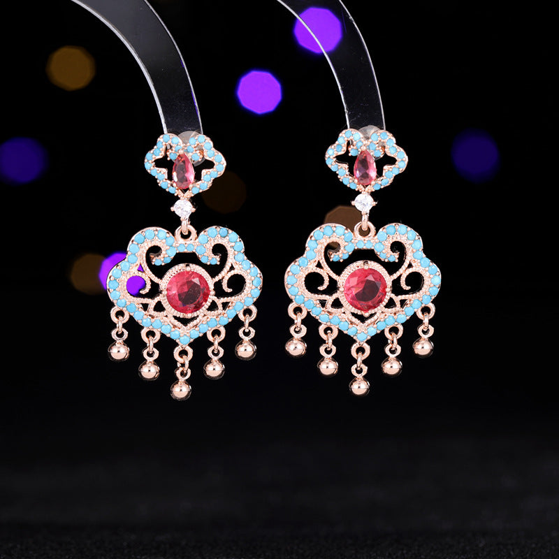 New Chinese style high-end ancient style earrings