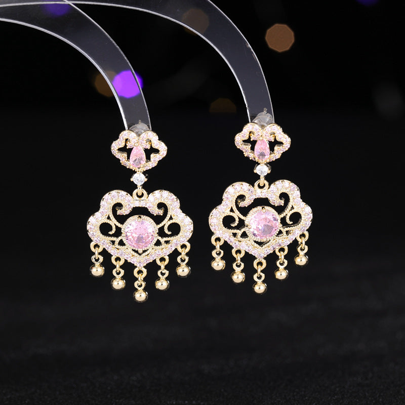 New Chinese style high-end ancient style earrings